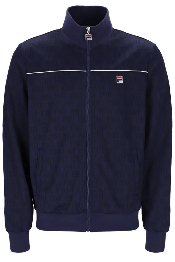Veste de survêtement Fila Gennaro 1911 Monogram bleu marine