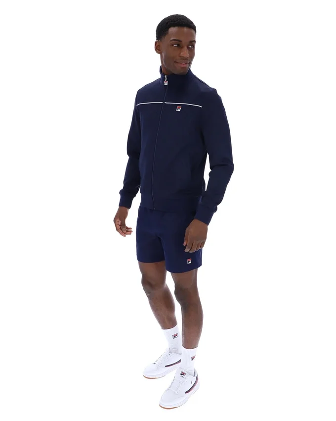 Veste de survêtement Fila Gennaro 1911 Monogram bleu marine