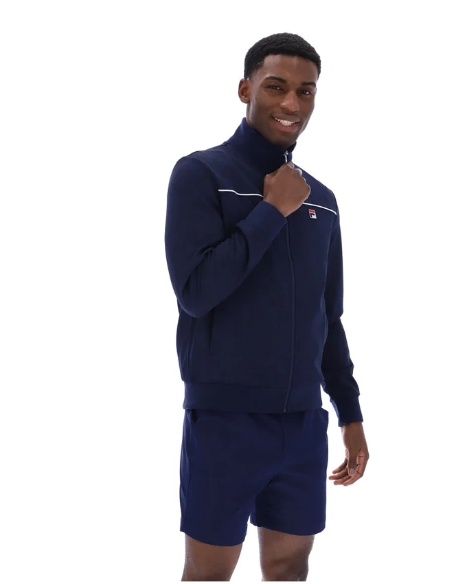 Veste de survêtement Fila Gennaro 1911 Monogram bleu marine