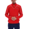 Veste de survêtement Fila Noble Archive à passepoil rouge