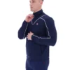 Veste de survêtement Fila Noble Archive à passepoils, bleu marine