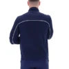 Veste de survêtement Fila Noble Archive à passepoils, bleu marine