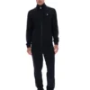 Veste de survêtement Keith noire à coutures contrastées