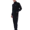 Veste de survêtement Keith noire à coutures contrastées