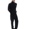 Veste de survêtement Keith noire à coutures contrastées