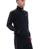 Veste de survêtement Keith noire à coutures contrastées