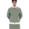 Veste de survêtement Mathers à motif chevrons, couleur écume de mer