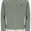 Veste de survêtement Mathers à motif chevrons, couleur écume de mer