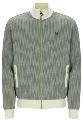Veste de survêtement Mathers à motif chevrons, couleur écume de mer