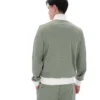 Veste de survêtement Mathers à motif chevrons, couleur écume de mer