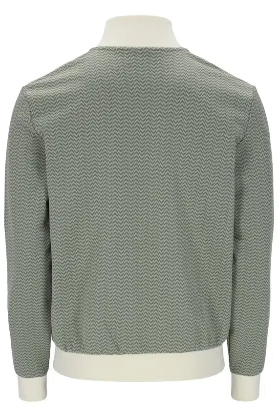 Veste de survêtement Mathers à motif chevrons, couleur écume de mer
