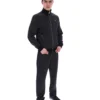 Veste de survêtement Mathers à motif chevrons noire