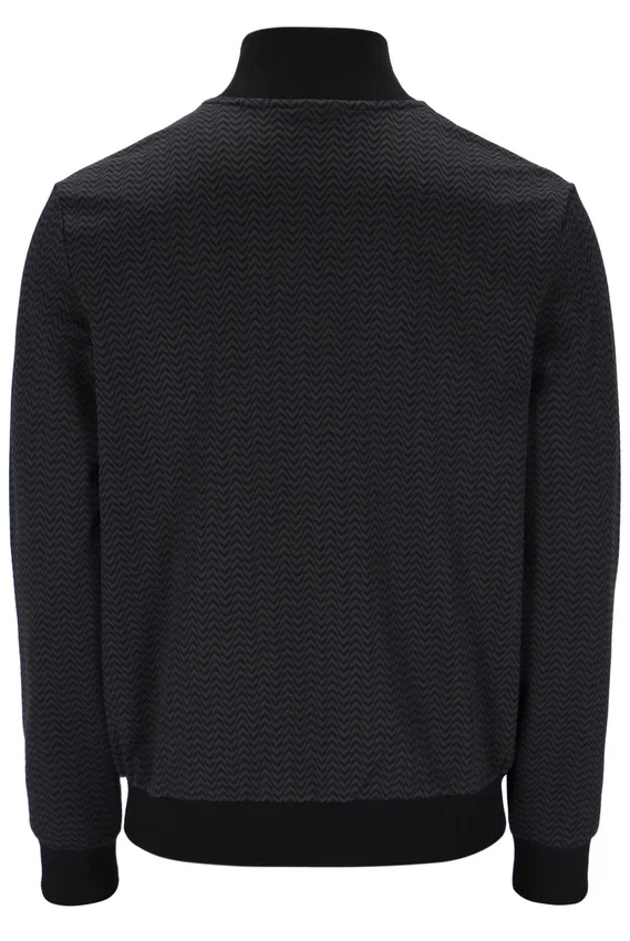 Veste de survêtement Mathers à motif chevrons noire