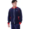 Veste de survêtement polyvalente Fila Daniele Archive bleu marine