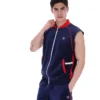 Veste de survêtement polyvalente Fila Daniele Archive bleu marine