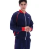 Veste de survêtement polyvalente Fila Daniele Archive bleu marine