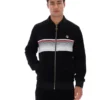 Veste de survêtement rayée Malakai noire