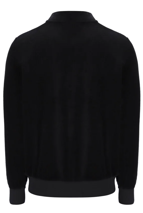 Veste de survêtement rayée Malakai noire