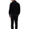 Veste de survêtement rayée Malakai noire