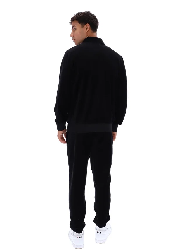 Veste de survêtement rayée Malakai noire