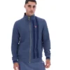 Veste de survêtement à rayures imprimées « Dante » indigo vintage