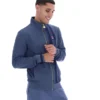 Veste de survêtement à rayures imprimées « Dante » indigo vintage