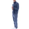 Veste de survêtement à rayures imprimées « Dante » indigo vintage