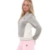 Veste de survêtement zippée de style baseball Jenesis, couleur kaki vintage