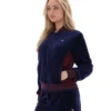Veste de survêtement zippée Fila Jenesis bleu marine style baseball