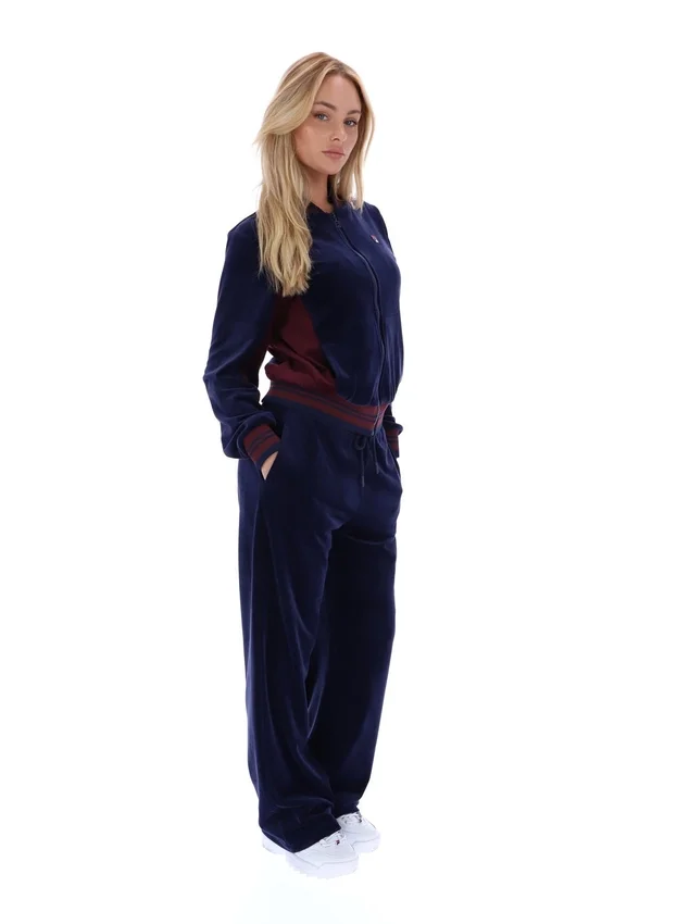 Veste de survêtement zippée Fila Jenesis bleu marine style baseball