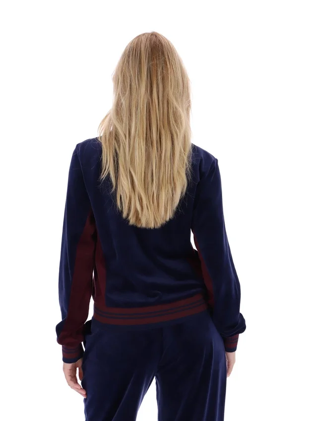 Veste de survêtement zippée Fila Jenesis bleu marine style baseball