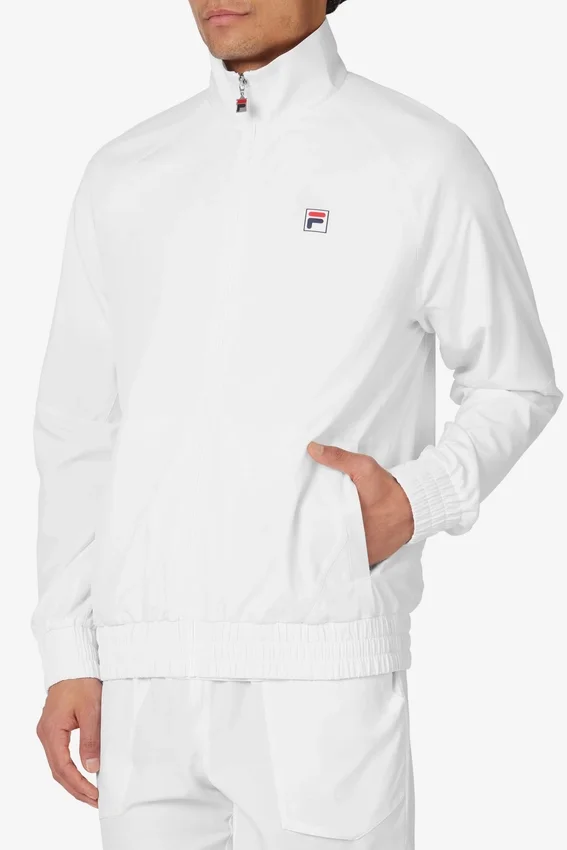 Veste de tennis blanche de court