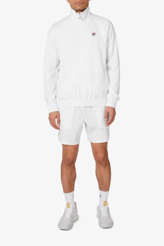 Veste de tennis blanche de court