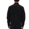 Veste Dean noire en simili-daim à fermeture éclair intégrale