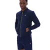 Veste en daim Fila Francesco bleu marine