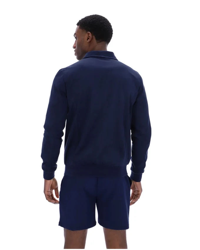 Veste en daim Fila Francesco bleu marine
