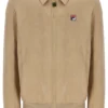 Veste en daim Francesco beige classique