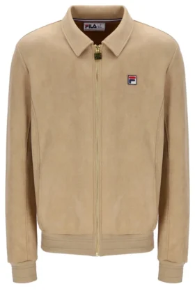 Veste en daim Francesco beige classique