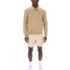 Veste en daim Francesco beige classique