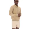 Veste en daim Francesco beige classique