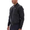 Veste en simili cuir « Malyk Archive Influence » noire