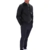 Veste en simili cuir « Malyk Archive Influence » noire