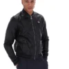 Veste en simili cuir « Malyk Archive Influence » noire