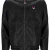 Veste en simili cuir « Malyk Archive Influence » noire