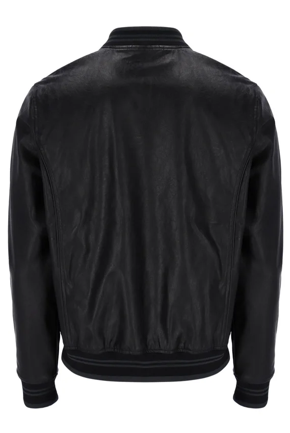 Veste en simili cuir « Malyk Archive Influence » noire