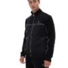 Veste en velours noire Higgans à fermeture éclair intégrale