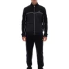 Veste en velours noire Higgans à fermeture éclair intégrale