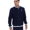 Veste Fila Navy Gabe en tricot gaufré