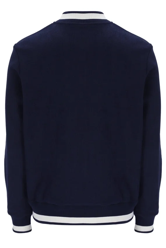 Veste Fila Navy Gabe en tricot gaufré