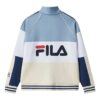 Veste Fila x Mihara Yasuhiro « Bleu sarcelle, blanc, beige »